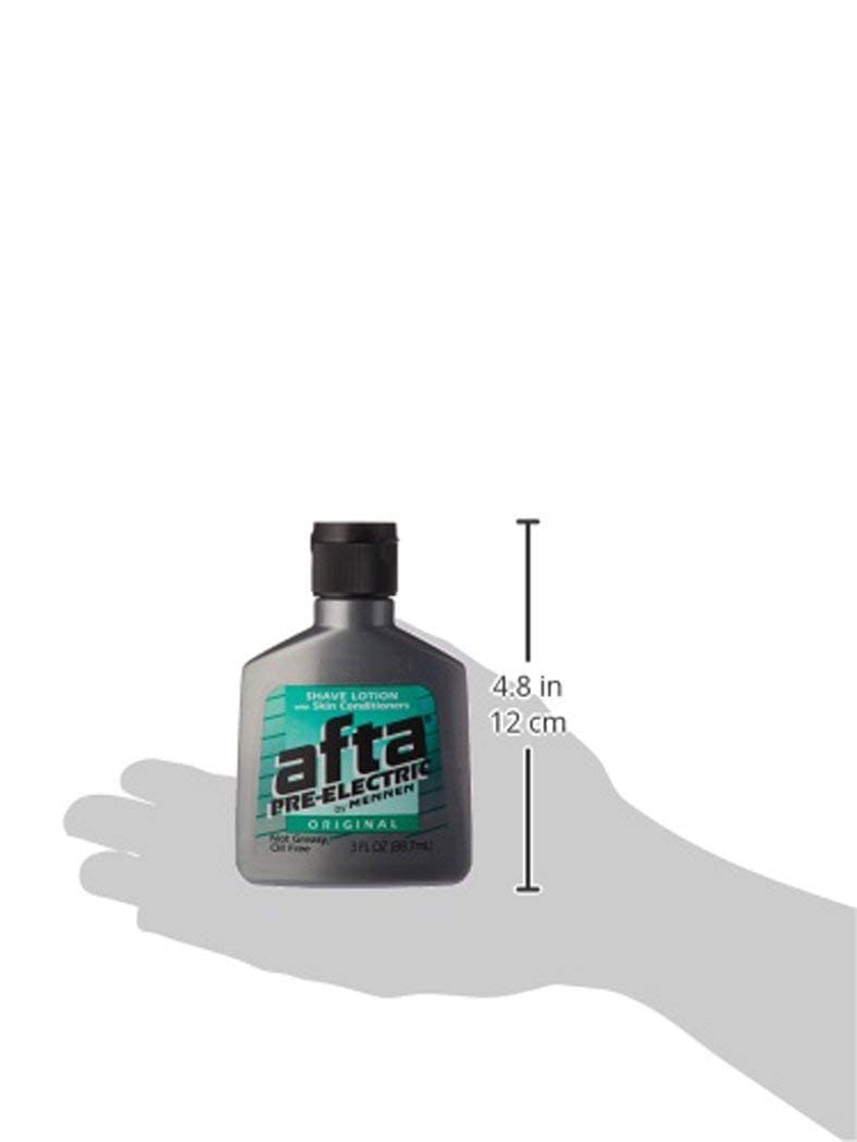 Afta PreElectric Shave Lotion With Skin Conditioners Original 3 oz