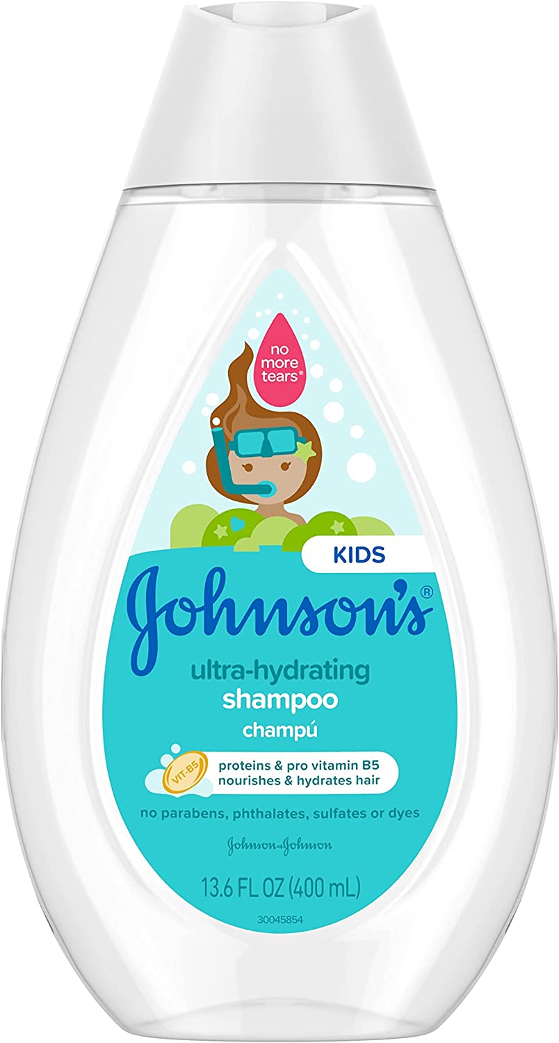 Johnson’s Curl-Defining Kids Shampoo + Conditioner – Tear Free, Paraben-Free, Hypoallergenic