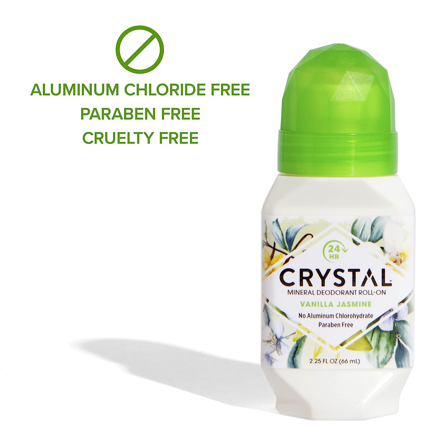 Crystal Deodorant Mineral Roll on Vegan Deodorant for Women and Men
