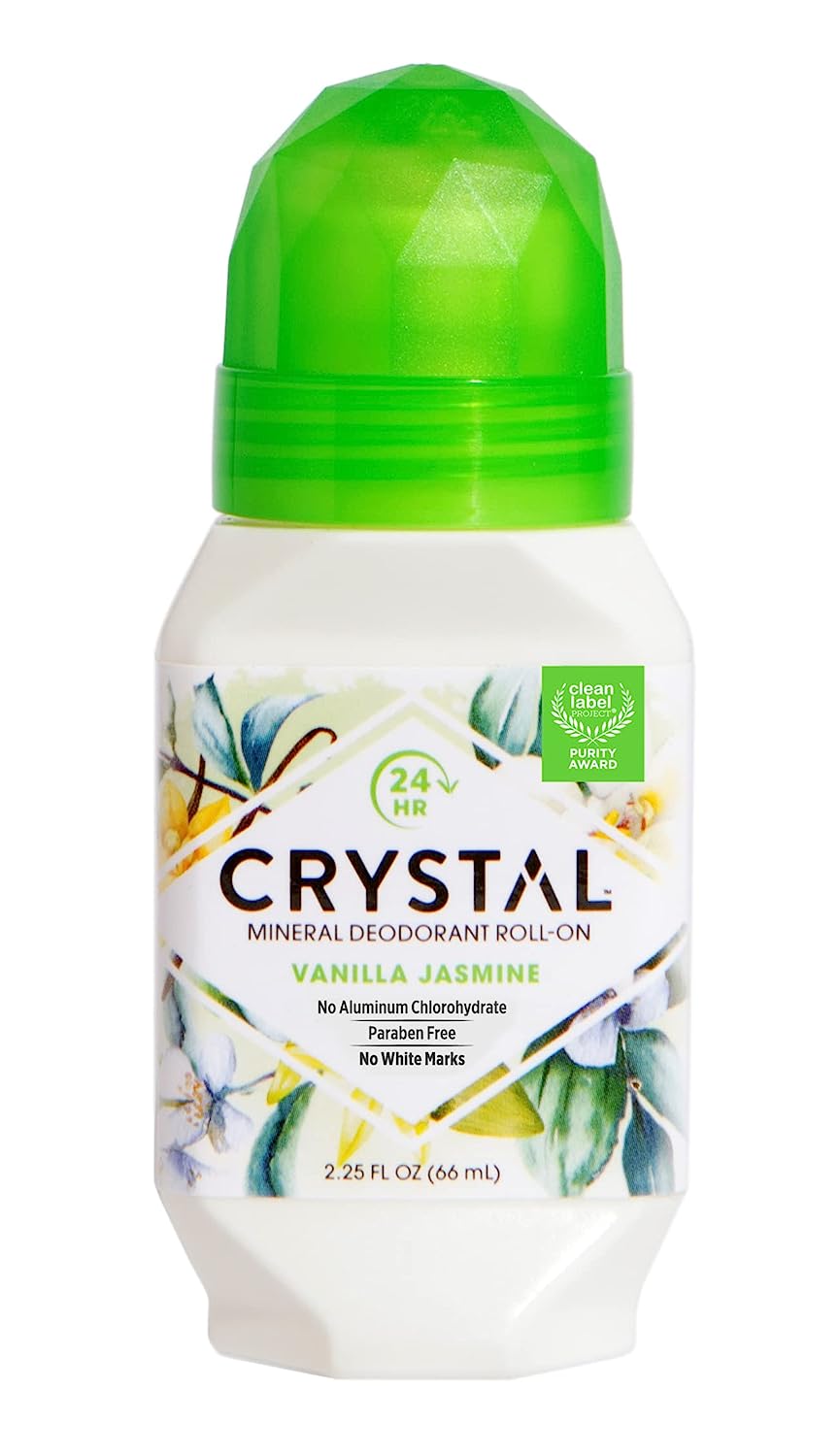 Crystal Deodorant Mineral Roll on Vegan Deodorant for Women and Men