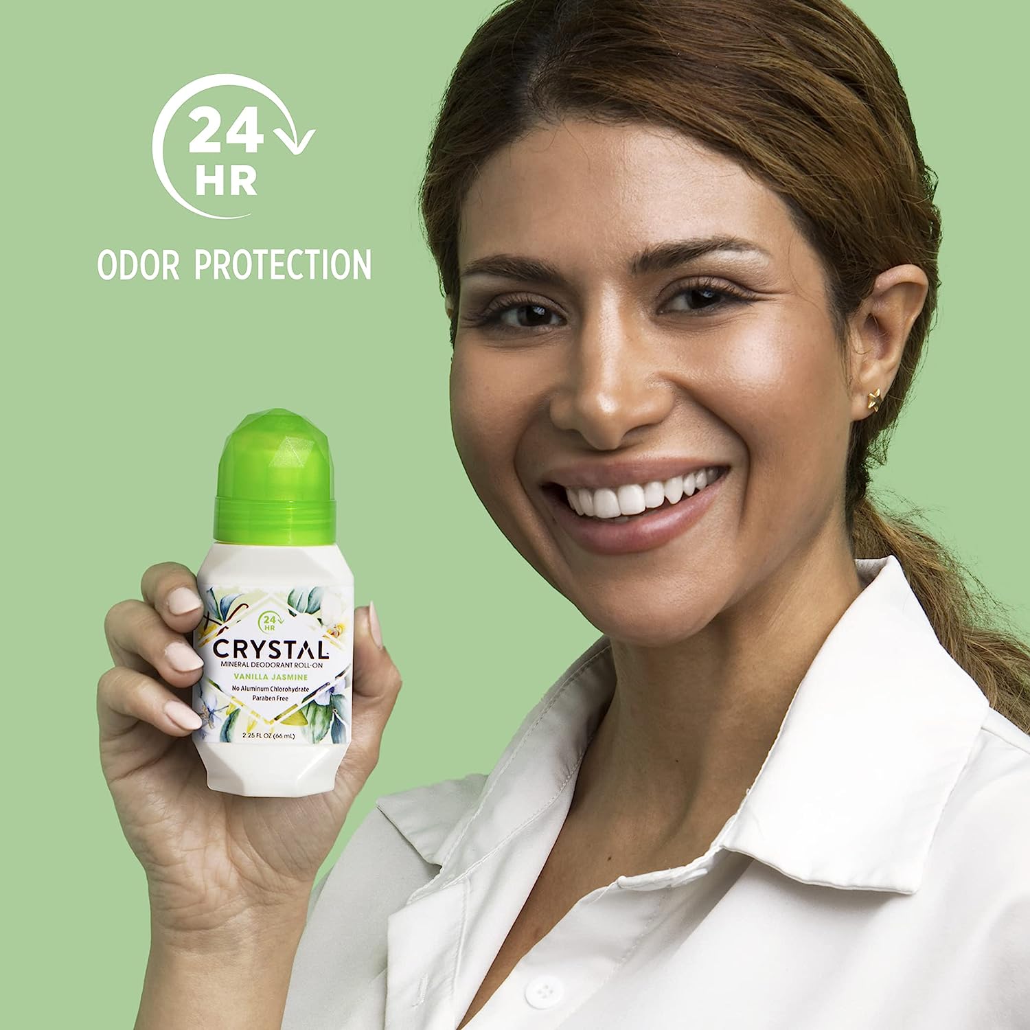 Crystal Deodorant Mineral Roll on Vegan Deodorant for Women and Men