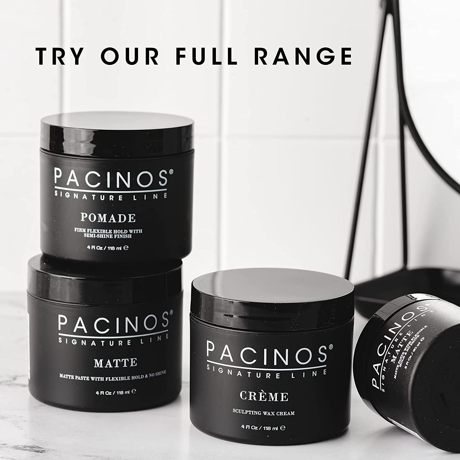 Pacinos Matte Hair Paste - Firm Hold, No Shine, Sculpting & Styling Wax ...
