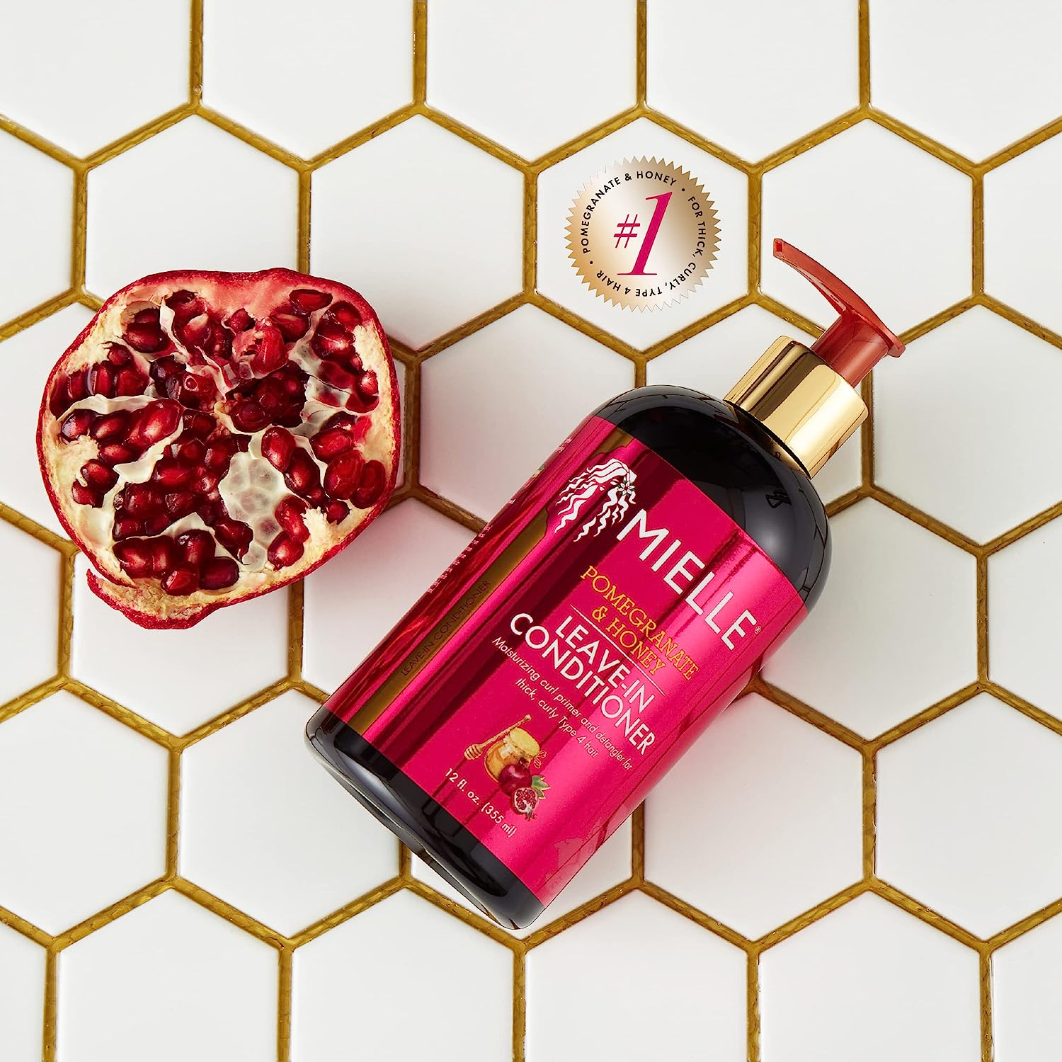 Mielle Organics Pomegranate & Honey LeaveIn Conditioner, Moisturizing